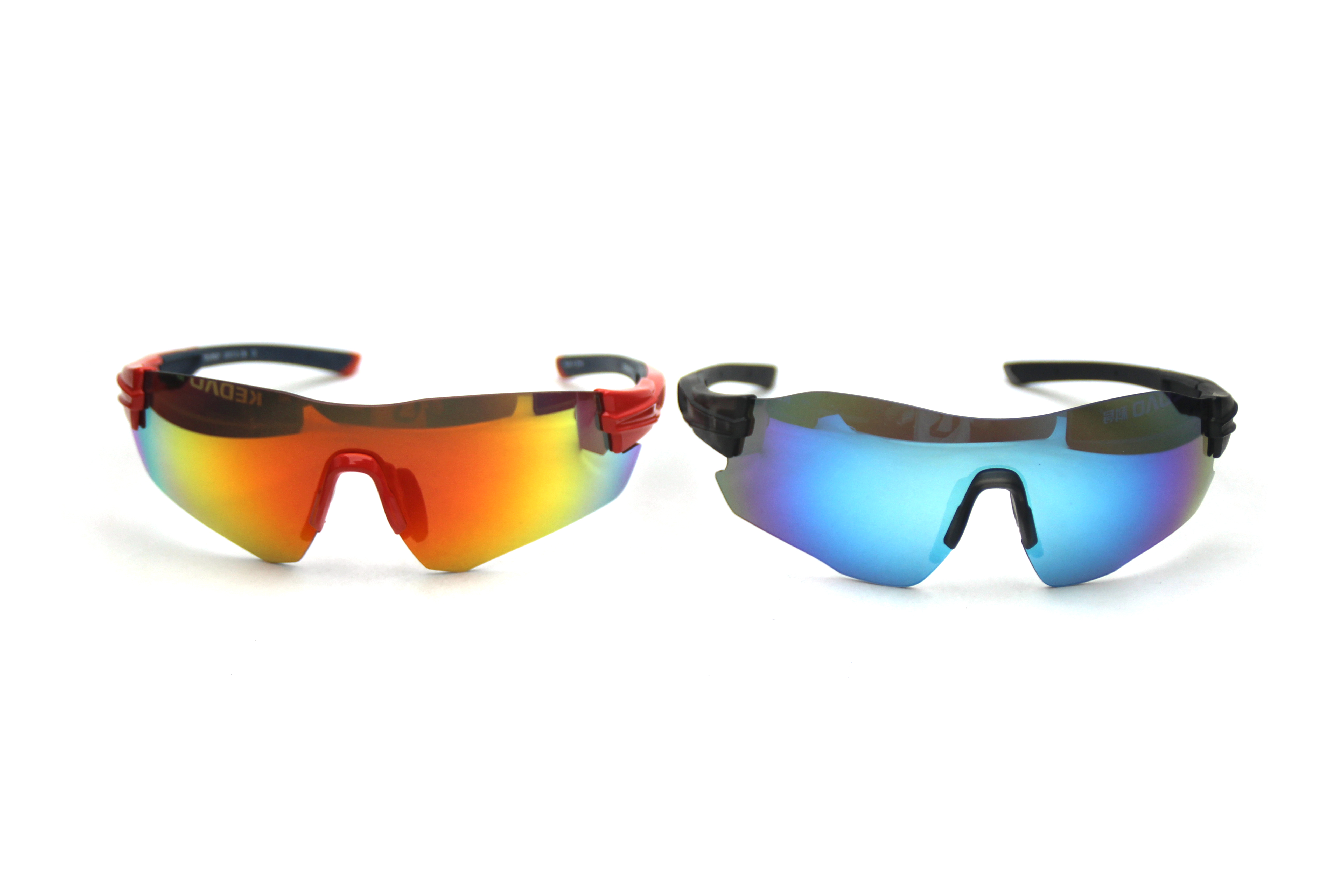 TR/TPR glasses the lens can be laser striped for a futuristic look