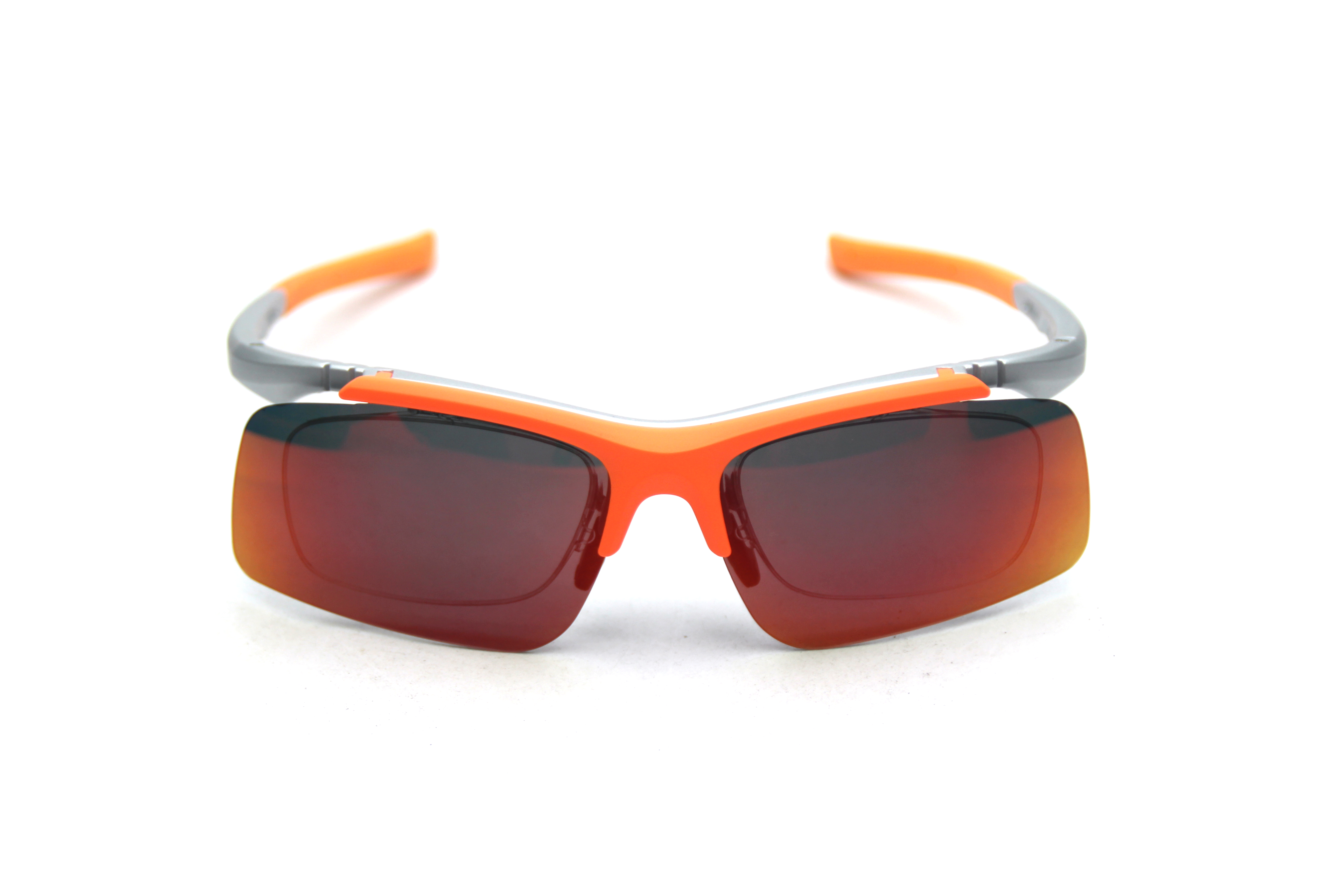 TR/TPR+Adjustable tips Flip front can be flipped up and fastened sunglasses