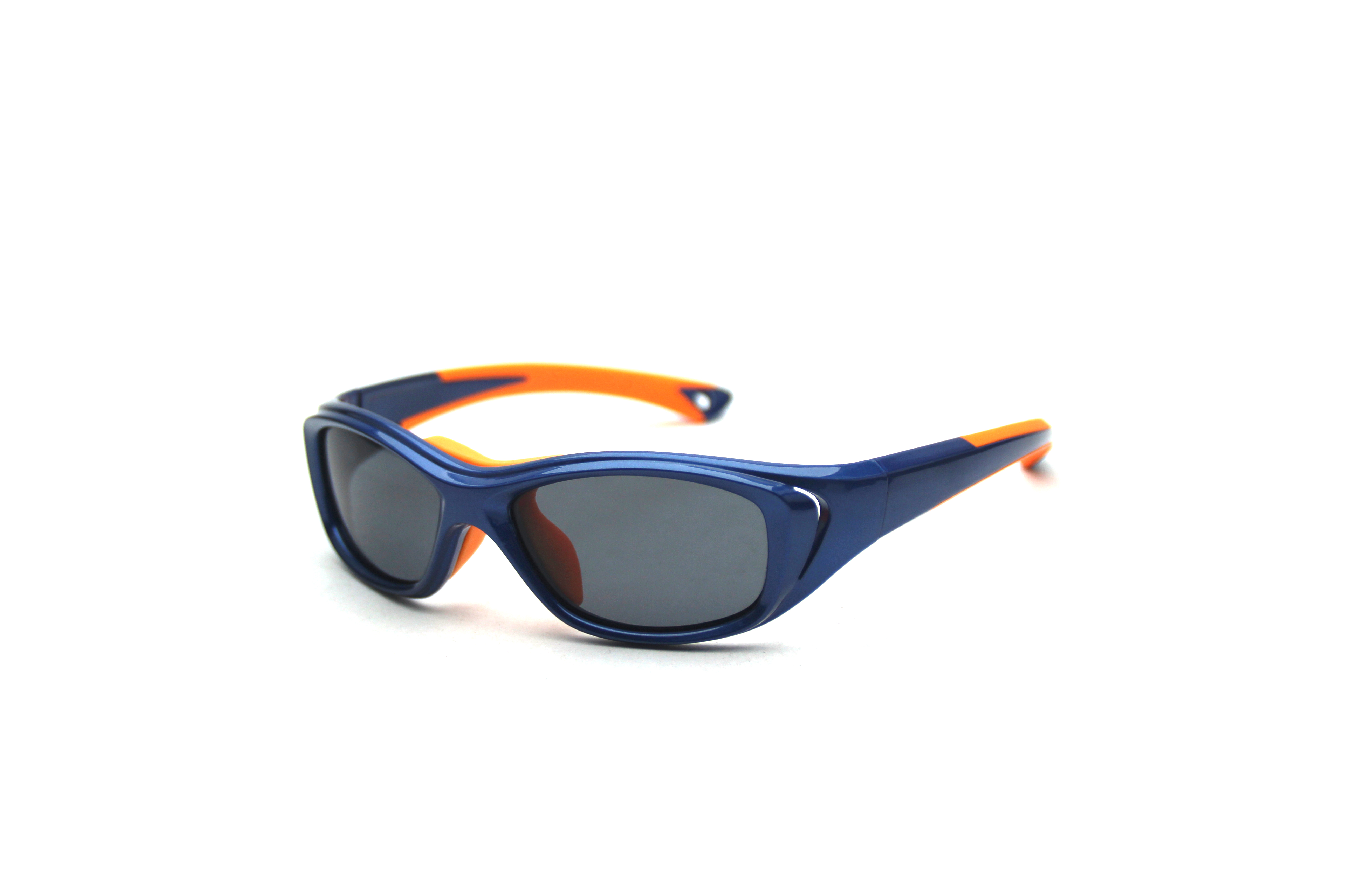 The curve is suitable for sports Short temples is TPE+Nylon head strap glasses
